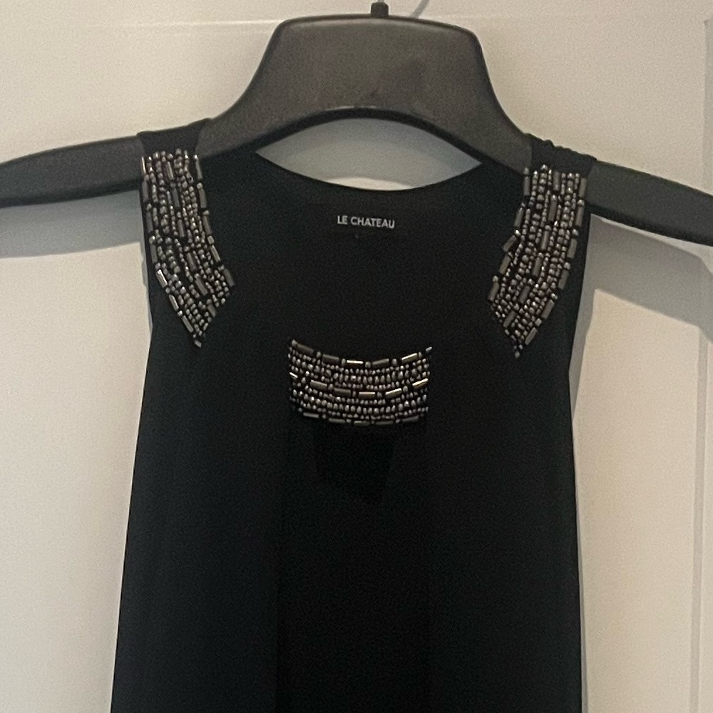 Le Chateau Classic Black Dress - Picture 4 of 4